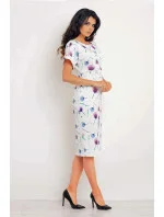 Dámske šaty M102 fialové kvety - Infinite You Š Dámske šaty M102 fialové kvety - Infinite You Š