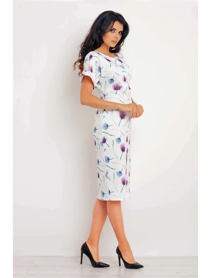 Dámské aty fialové květy model 20272692 - Infinite You Dámské aty fialové květy model 20272692 - Infinite You