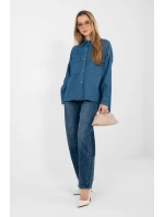 Košeľa s dlhým rukávom model 224204 Taliansko Moda