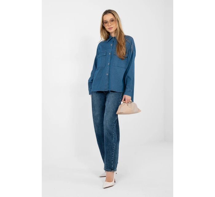 Košeľa s dlhým rukávom model 224204 Taliansko Moda