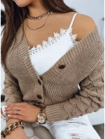 dámský svetr béžový Dstreet model 21967012 - FashionStreet