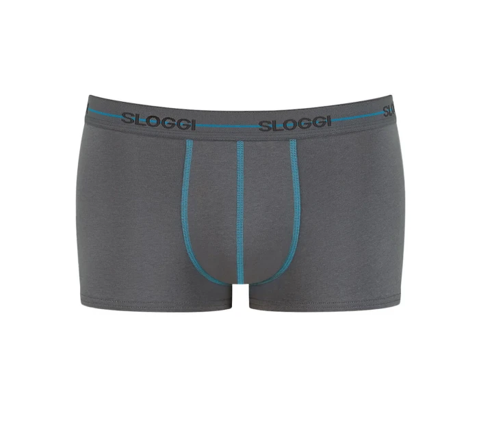 Pánske boxerky Štart Hipster C2P box - BROWN - LIGHT COMBINATION - šedá - čierna M003 - SLOGGI Pánske boxerky Štart Hipster C2P box - BROWN - LIGHT COMBINATION - šedá - čierna M003 - SLOGGI