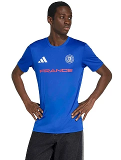 Pánske tričko adidas France 26 Jersey blue KH2312 pánske