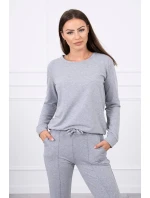 Šedá tepláková souprava Šedá tepláková souprava