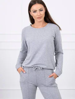 Šedá tepláková souprava