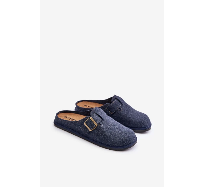 Mužské pantofle  tmavě modré model 21677422 - Inblu