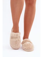 Dámské Pantofle S Medvídkem A  Béžové model 21681739 - Boto