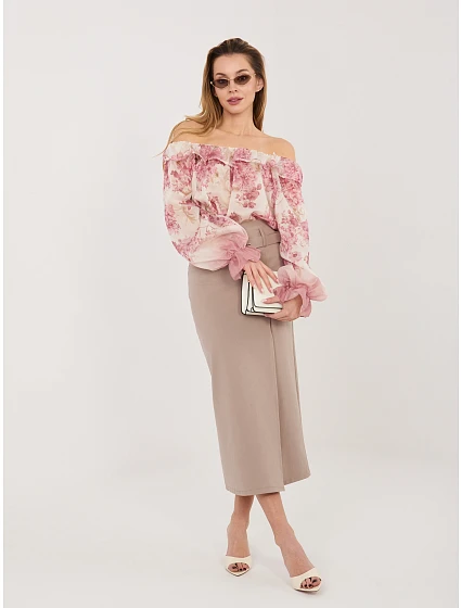 Spódnica IT SD  ciemny bezowy model 22042598 - FPrice