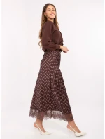 Spódnica MI SD model 21480456 brązowy - FPrice