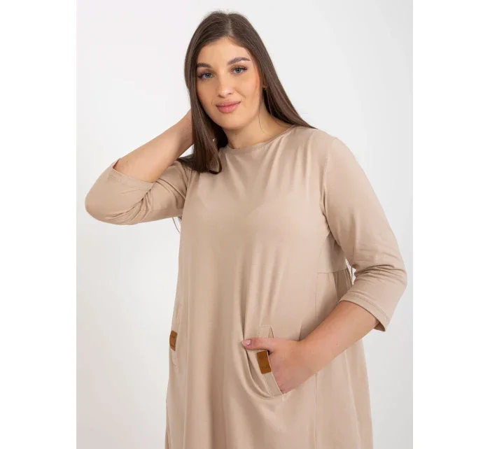 Šaty RV SK 6274.36P camel