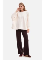 B306 Pletená mikina - vanilka B306 Pletená mikina - vanilka