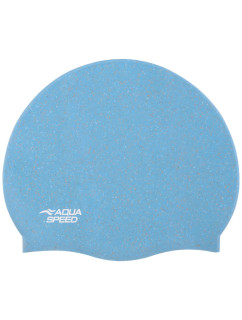 AQUA SPEED Plavecká čiapka Reco Light Blue Pattern 02