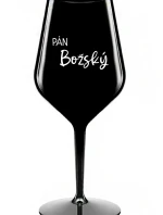 PÁN BOŽSKÝ - čierny nerozbitný pohár na víno 470 ml