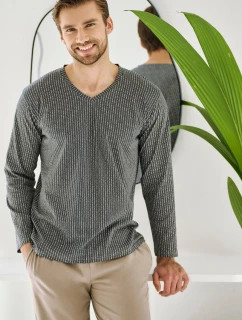 3482 PÁNSKE DLHÉ PYŽAMO LUCA 3XL-4XL