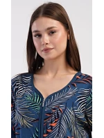 Dámske domáce šaty s trojštvrťovými rukávmi Barbara