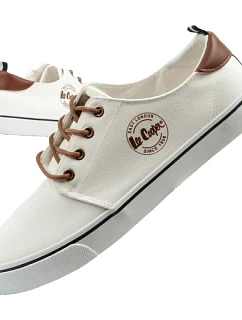 Lee Cooper Pánske športové topánky Tréneri Módne biele pohodlné