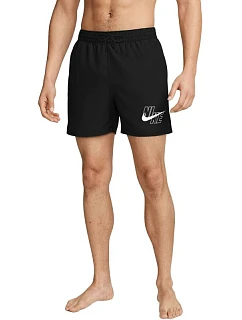 Plavky Nike Logo Lap 5" Volley, čierne, NESSG574 001