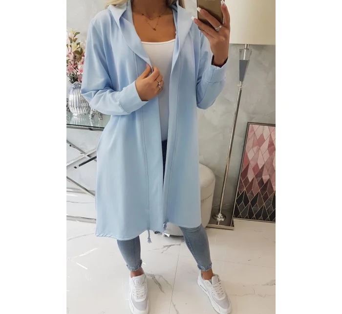 Modrá bunda s potiskem