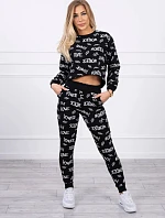 Súprava s čiernym nápisom