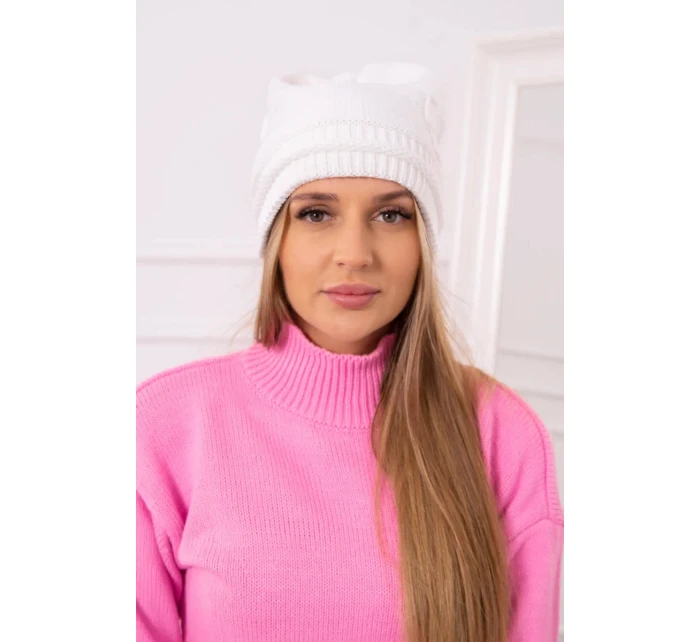 Dámská čepice Kaja model 18751591 bílá - K-Fashion