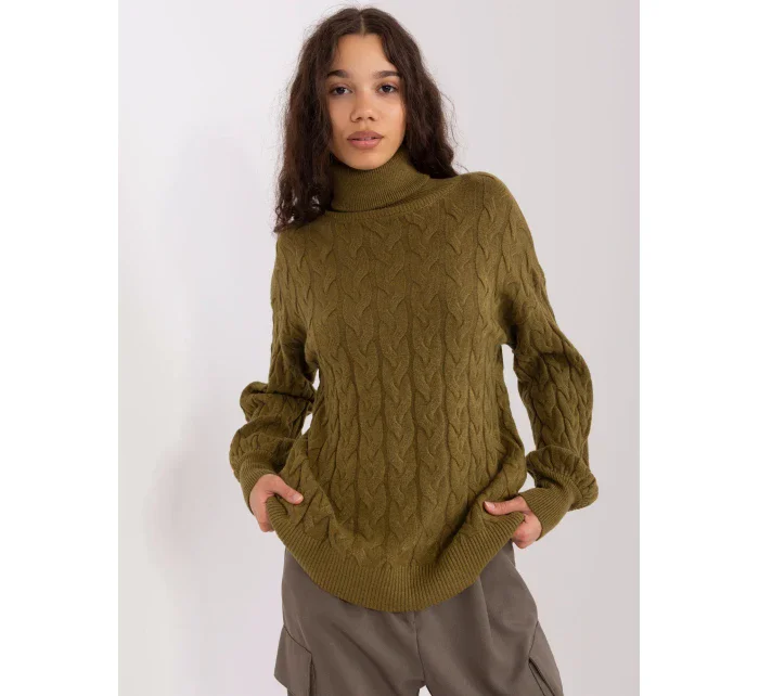 Sweter AT SW model 19018702 khaki - FPrice