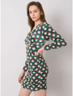 Šaty DHJ SK model 16265026 zelená - FPrice Šaty DHJ SK model 16265026 zelená - FPrice