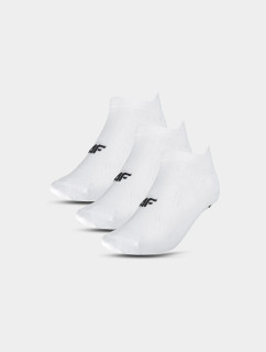 Dámske členkové ponožky (3Pack) 4F - biele
