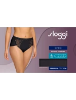 sloggi Chic Midi 4P - BLACK - SLOGGI BLACK - SLOGGI