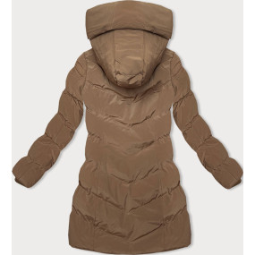 Hnedá zimná bunda s kapucňou (2M-023)