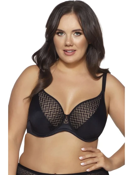 Dámská podprsenka 2103 model 20214214 black - Ava Dámská podprsenka 2103 model 20214214 black - Ava