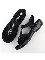 Dámske sandále Romansh black Rieker 60806-00