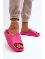 Lekkie Klapki Damskie Big Star NN274A041 Fuksja