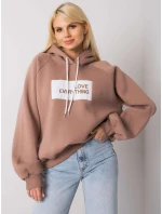 Mikina EM BL model 15883862 hnědá - FPrice Mikina EM BL model 15883862 hnědá - FPrice