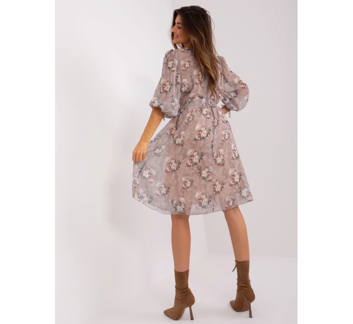 LK SK 509388 šaty.88 tmavo lila