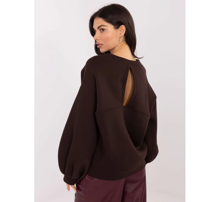 RV BL mikina A1044.78 tmavohnedá