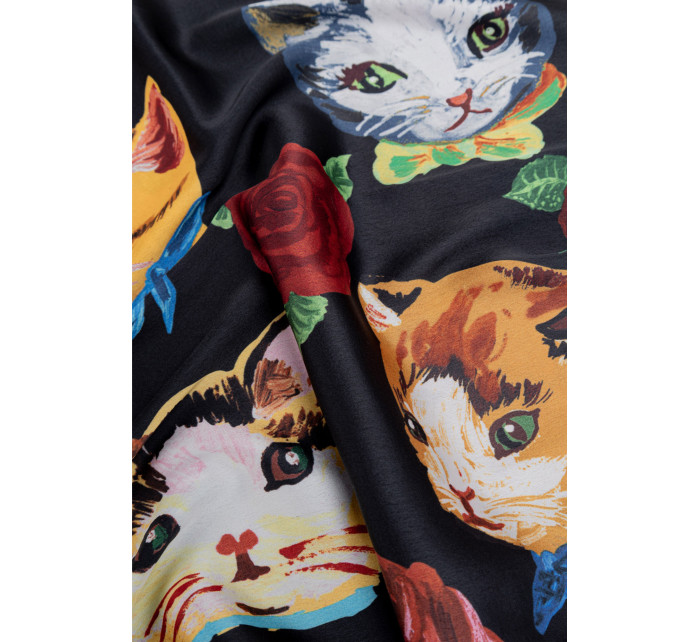 Monnari Šály a šatky Dámska šatka s mačkami Multicolor
