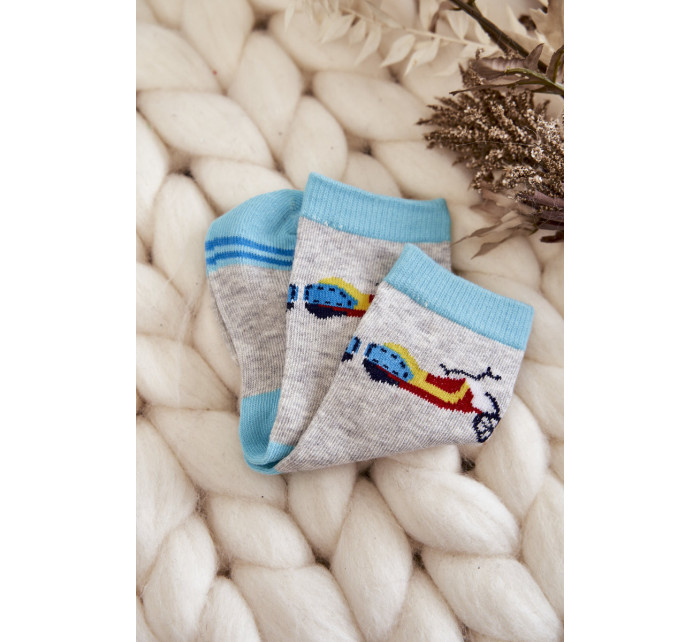 Detské bavlnené ponožky so vzormi 5-pack Multicolour