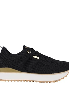 Dámske sieťované čižmy W LCW-25-03-3353LA black - Lee Cooper