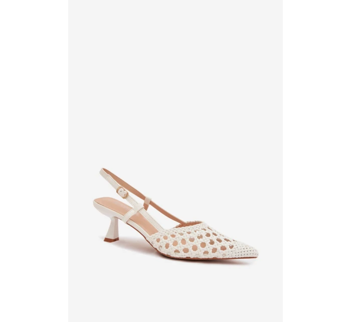 Sandále na podpätku model 225223 Krok vo veľkom štýle