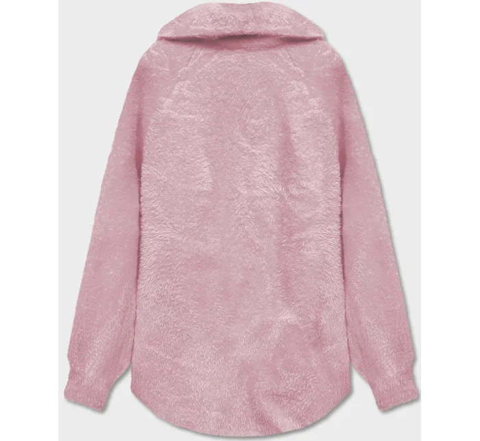 Krátky prehoz cez oblečenie typu alpaka v bledo ružovej farbe (CJ65) Krátky prehoz cez oblečenie typu alpaka v bledo ružovej farbe (CJ65)