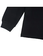 Dievčenské tričko s dlhým rukávom 4F F460 deep black 4FJWMM00TLONF460 20S