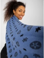 Dámský šátek AT CH tmavě modrý model 17892579 - FPrice Dámský šátek AT CH tmavě modrý model 17892579 - FPrice