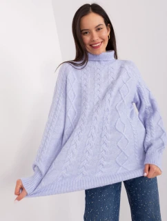 Sweter AT SW  jasny fioletowy model 19034243 - FPrice