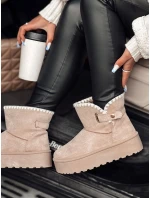 Dámske khaki topánky SOFTWALK FashionStreet ZY0562