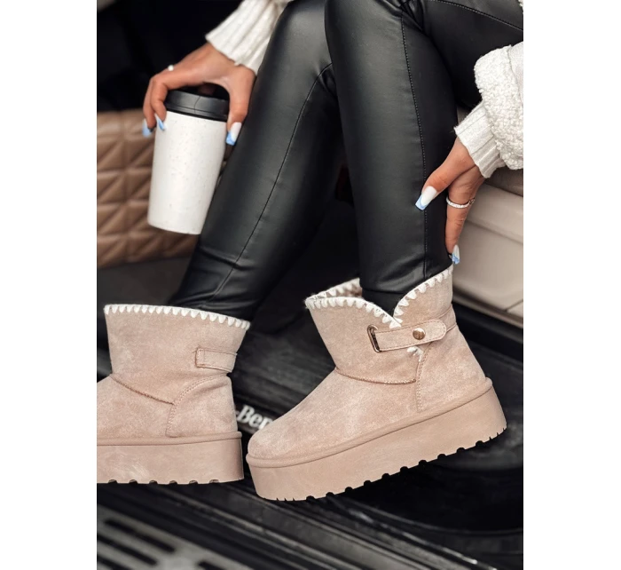 Dámske khaki topánky SOFTWALK FashionStreet ZY0562