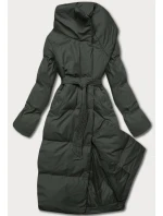 Dámska zimná skladacia bunda v army farbe (5M737-136) Dámska zimná skladacia bunda v army farbe (5M737-136)