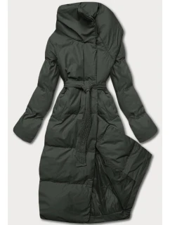 dámská zimní bunda v army barvě model 21245842 - J.STYLE