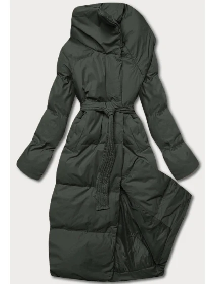 Dámska zimná skladacia bunda v army farbe (5M737-136) Dámska zimná skladacia bunda v army farbe (5M737-136)