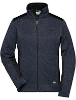 JN Dámská pracovní pletená fleece bunda Strong 02.0 carbon melange/black model 22492712 - Daiber JN Dámská pracovní pletená fleece bunda Strong 02.0 carbon melange/black model 22492712 - Daiber