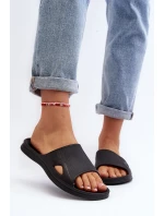 Klasyczne Klapki Damskie Czarne Juniria Klasyczne Klapki Damskie Czarne Juniria